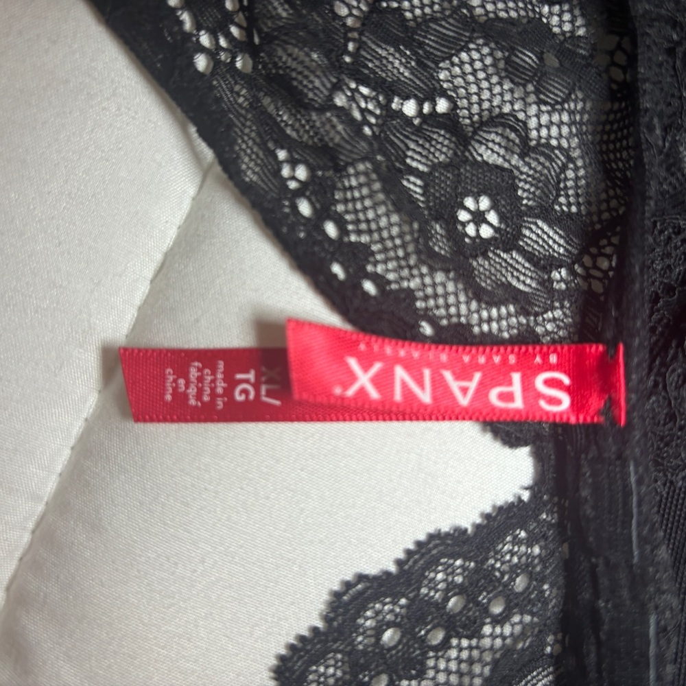 Spanx black lacy bralette